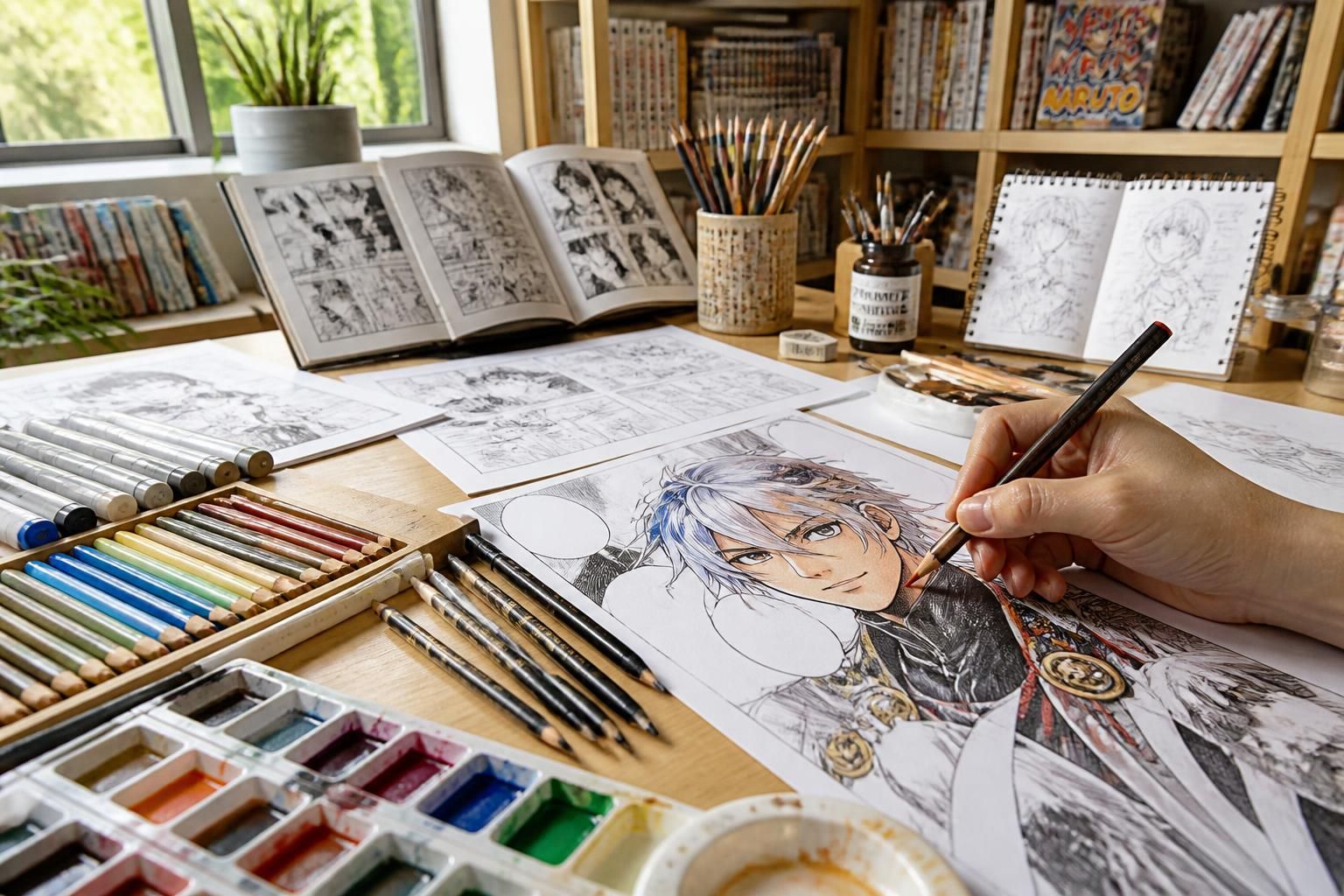 Comment réaliser un manga coloriage pour libérer votre créativité