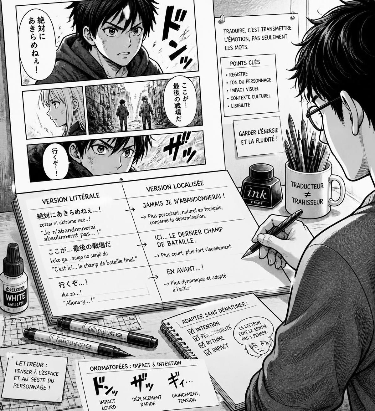 découvrez notre guide complet pour comprendre les différentes méthodes de traduction des mangas, idéal pour les passionnés souhaitant approfondir leurs connaissances.
